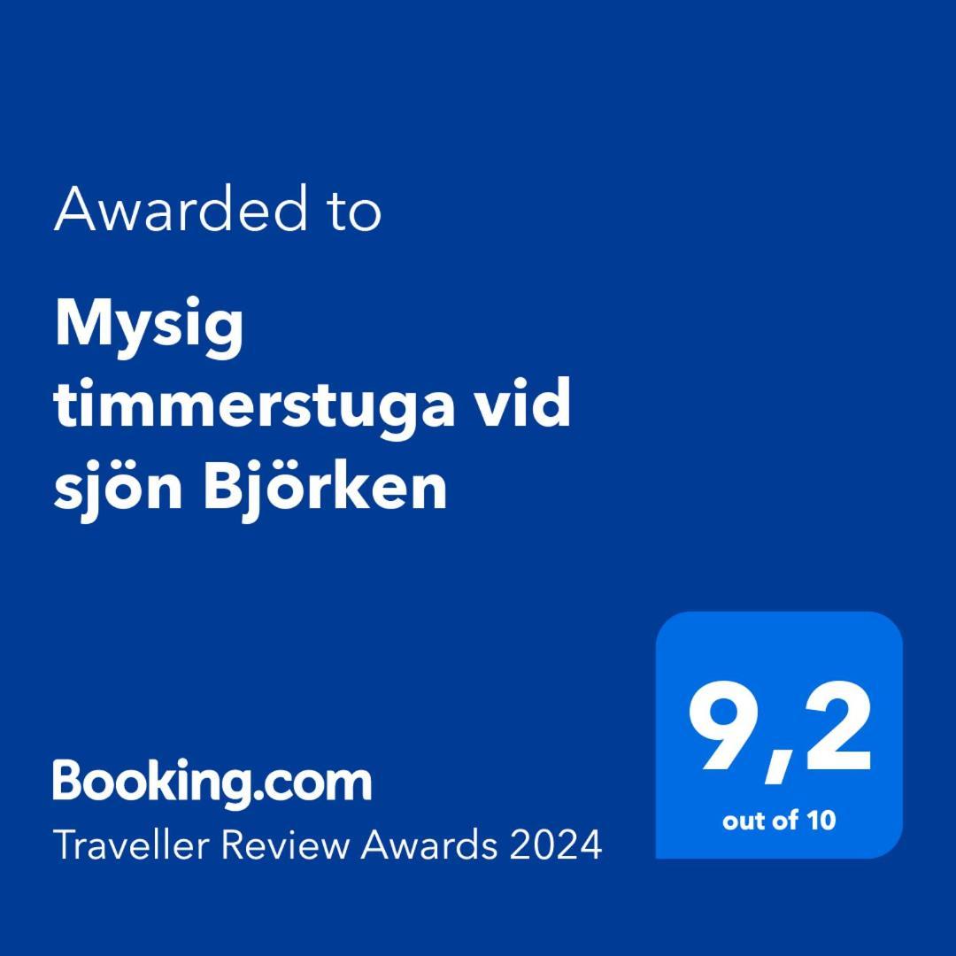 Mysig Timmerstuga Vid Sjoen Bjoerken 34 Roennsudden Grangärde Exterior foto